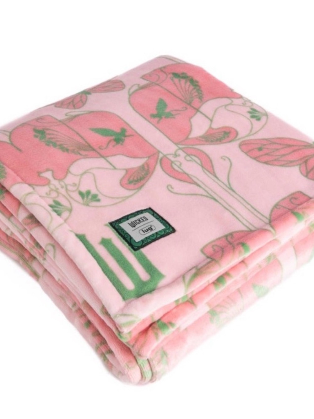 Lug x Wicked Cuddle Throw Friends for Good Pink